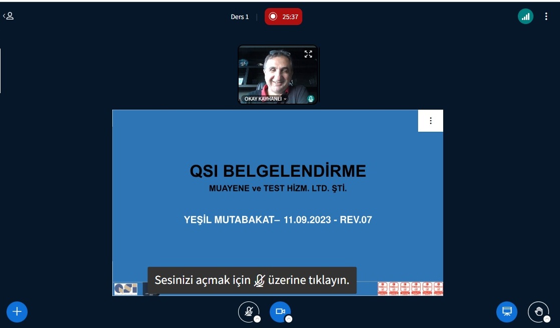 YEŞİL MUTABAKAT BİLGİLENDİRME EĞİTİMİNİ ÇEVRİMİÇİ OLARAK GERÇEKLEŞTİRDİK.