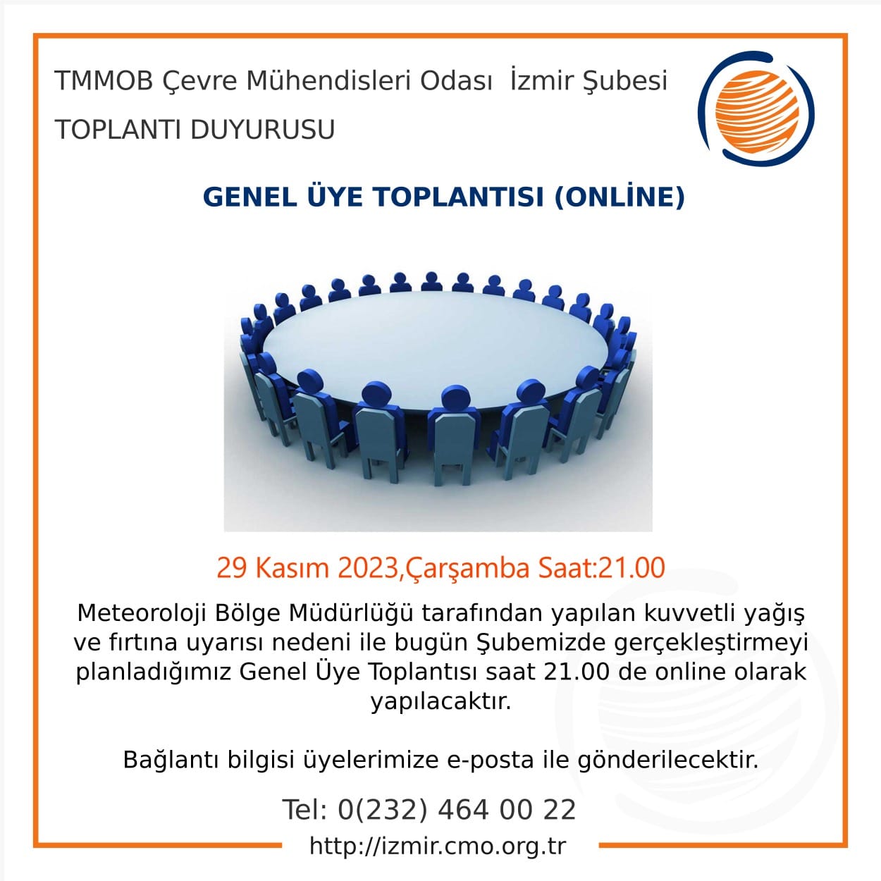 GENEL ÜYE TOPLANTISI (ONLİNE) 