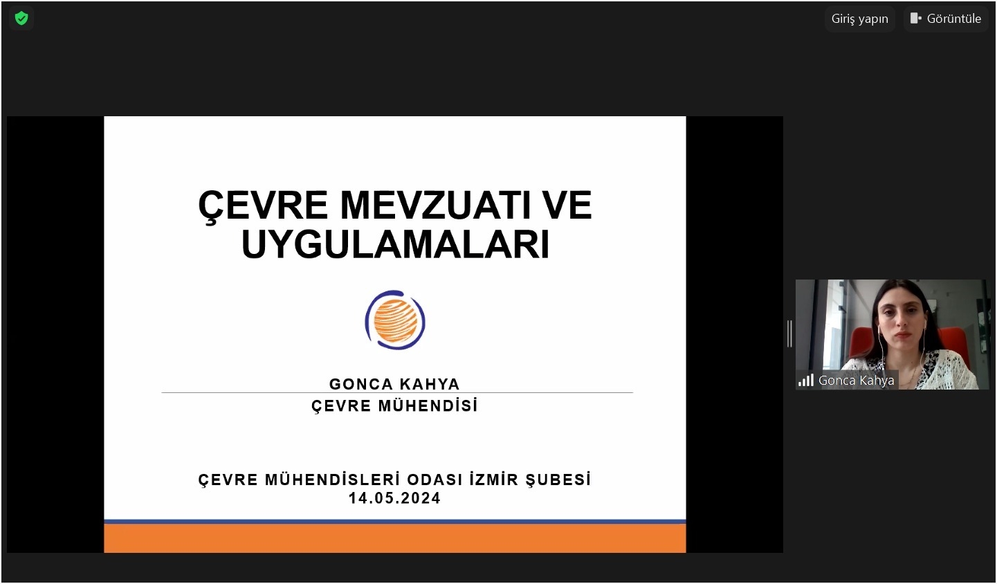 İYTE MAKİNA MÜHENDİSLİĞİ ÖĞRENCİLERİNE “ÇEVRE MEVZUATI VE UYGULAMALARI” SUNUMUNU GERÇEKLEŞTİRDİK.