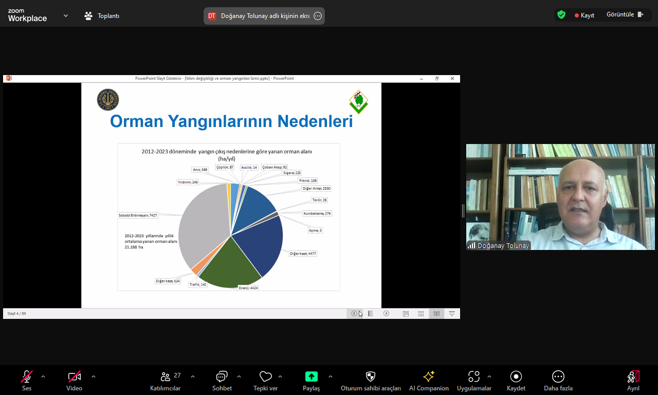 ORMAN YANGINLARI SÖYLEŞİMİZİ GERÇEKLEŞTİRDİK. 