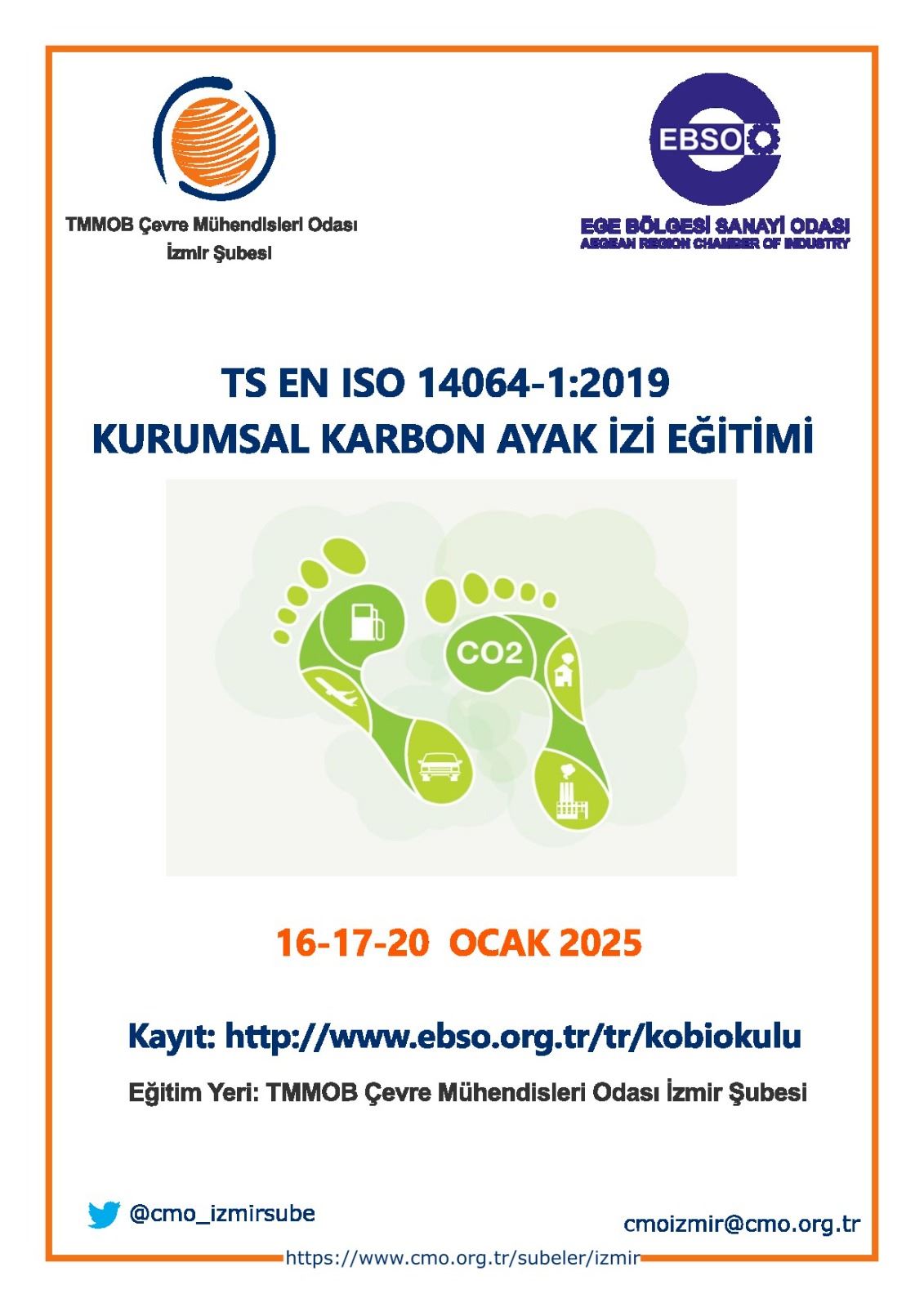 TS EN ISO 14064-1:2019 KURUMSAL KARBON AYAK İZİ EĞİTİMLERİ