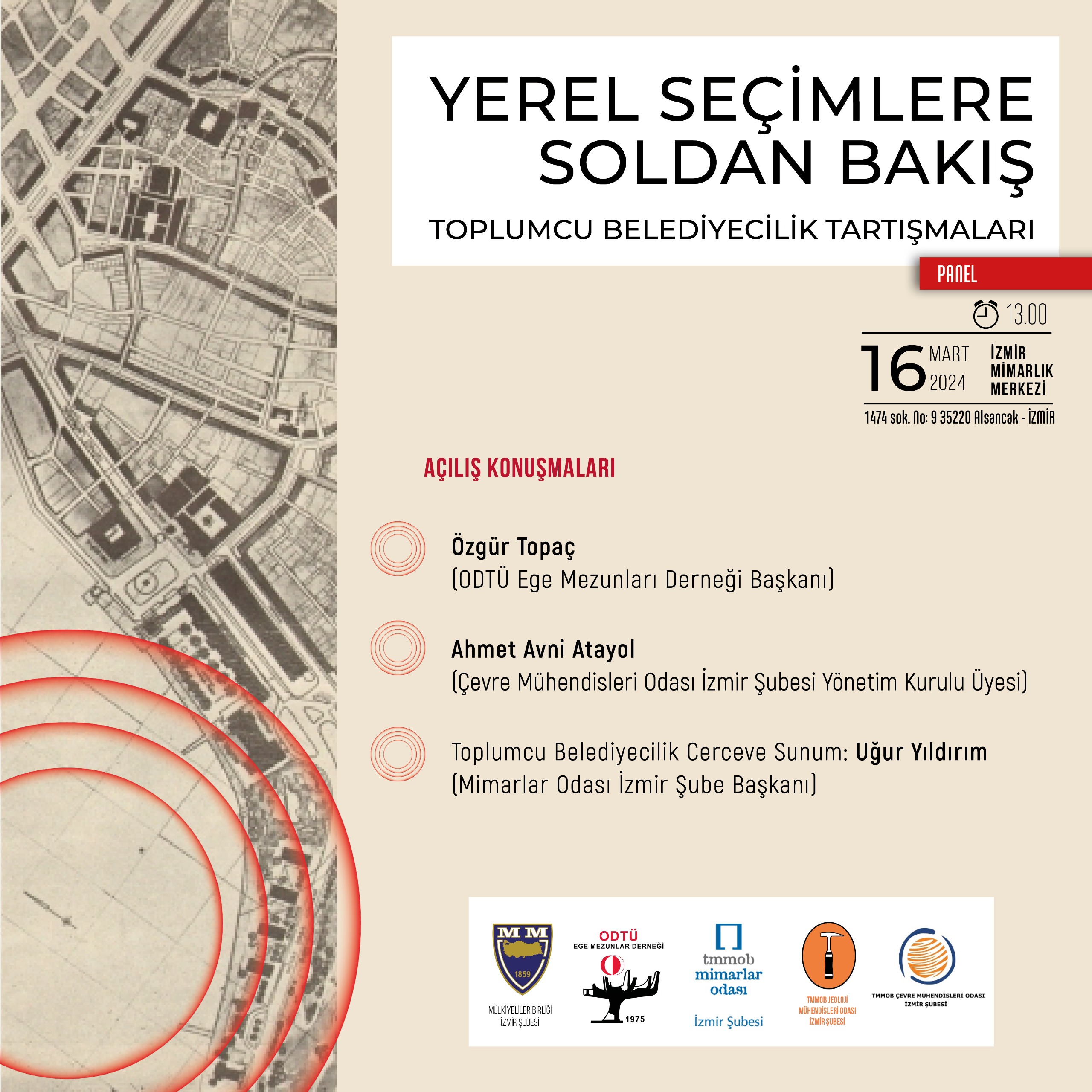 “YEREL SEÇİMLERE SOL'DAN BAKIŞ: TOPLUMCU BELEDİYECİLİK TARTIŞMALARI ” PANELİ 