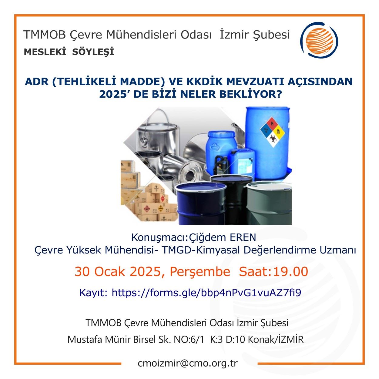 📢 MESLEKİ SÖYLEŞİ: ADR (TEHLİKELİ MADDE) VE KKDİK MEVZUATI AÇISINDAN 2025’DE BİZİ NELER BEKLİYOR?