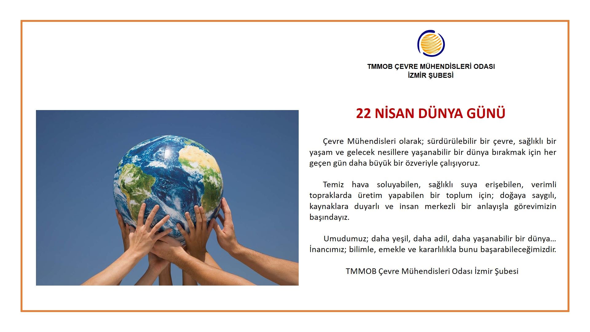 22 NİSAN DÜNYA GÜNÜ