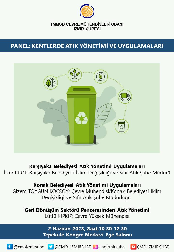 PANEL: KENTLERDE ATIK YÖNETİMİ VE UYGULAMALARI