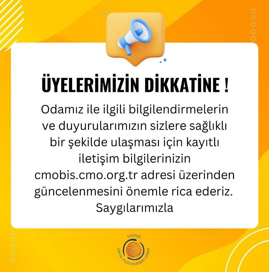 ÜYE İLETİŞİM BİLGİLERİNİN GÜNCELLENMESİ