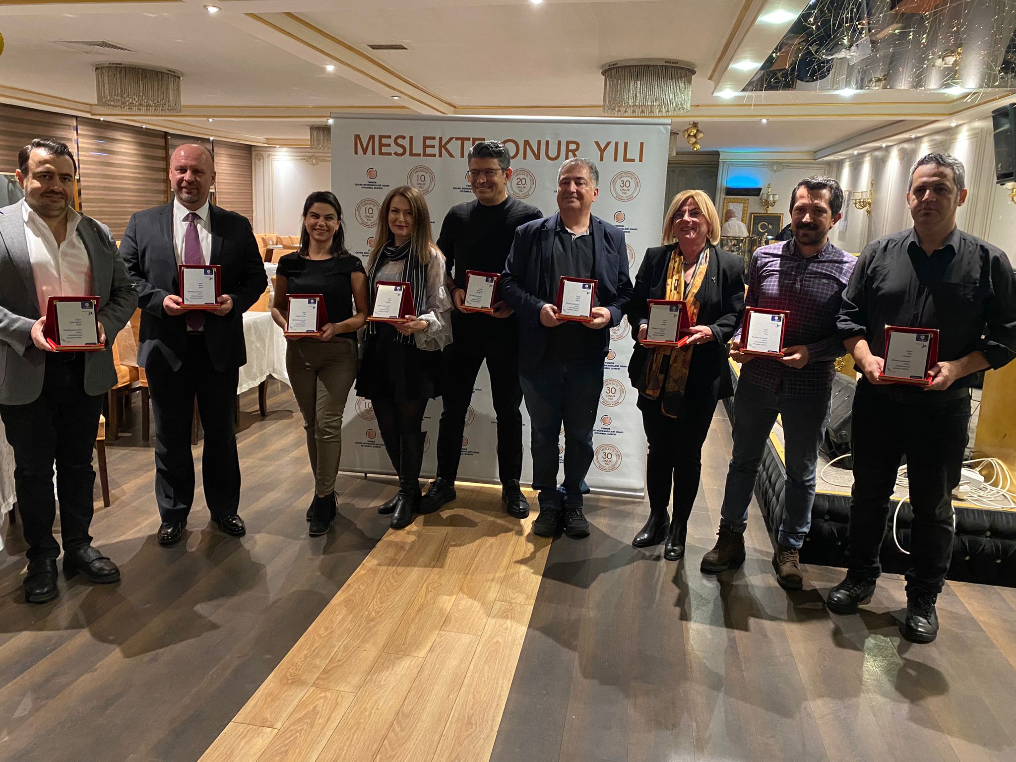 Çevre Mühendisleri Odası İstanbul Şubesi Olarak  Meslekte Onur Yılı Kutlama Yemeği düzenledik.