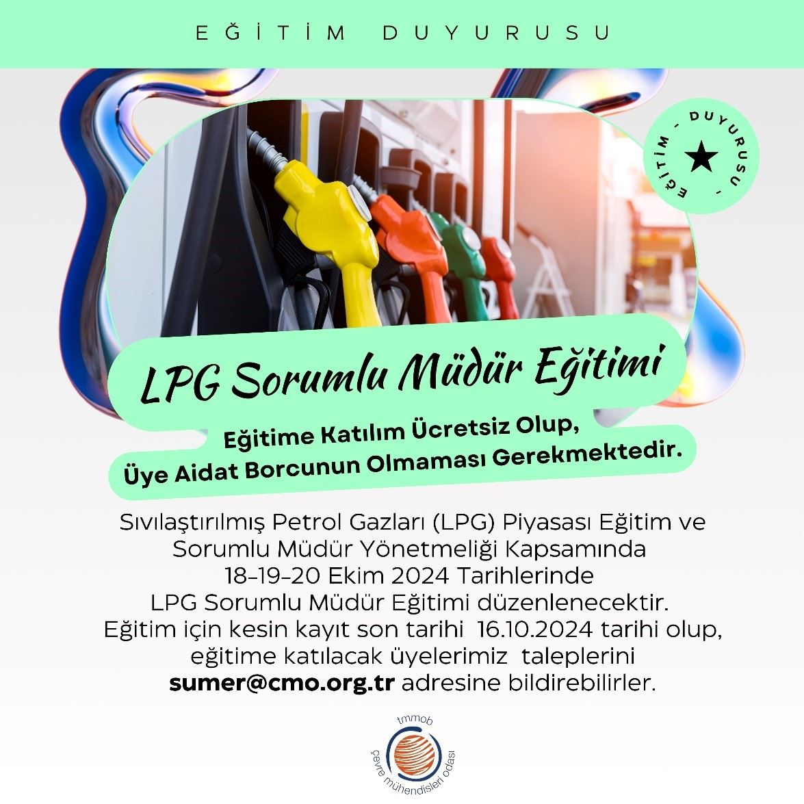 LPG SORUMLU MÜDÜR EĞİTİMİ