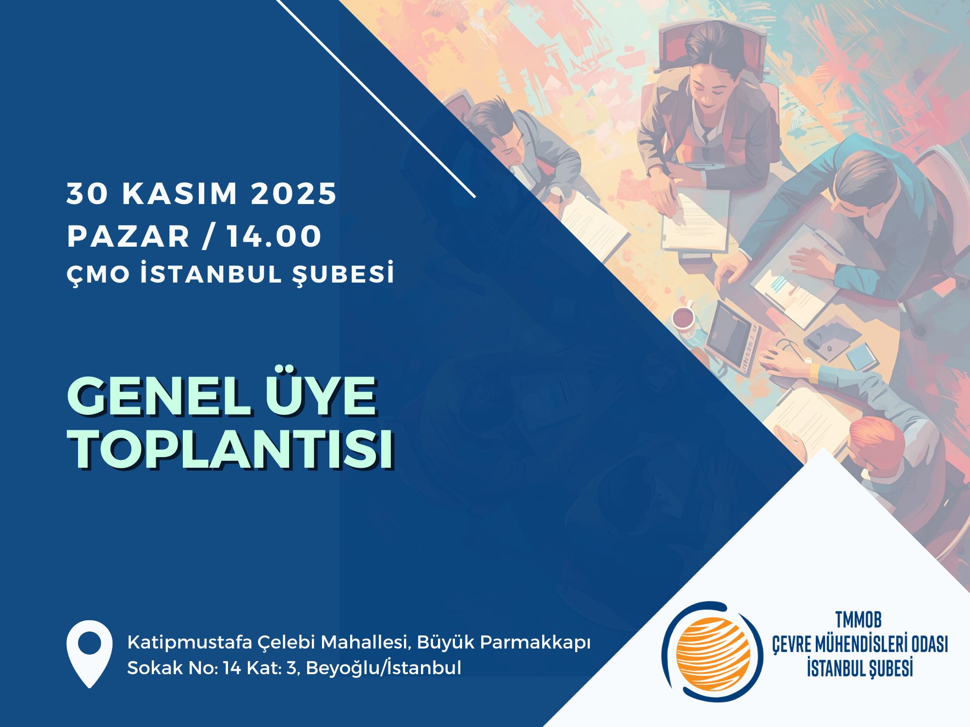 TMMOB Çevre Mühendisleri Odası İstanbul Şubesi Genel Üye Toplantısı