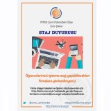 STAJYER ÖĞRENCİ KONTENJAN TALEBİ