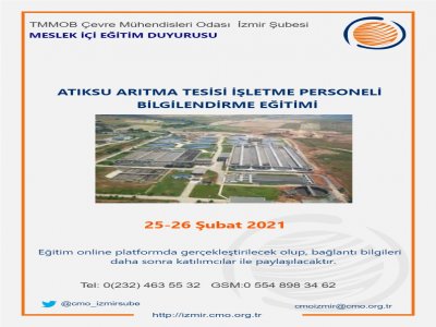 ATIKSU ARITMA TESİSİ İŞLETME PERSONELİ BİLGİLENDİRME EĞİTİMİ