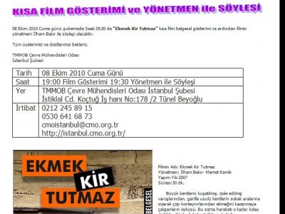 FİLM GÖSTERİMİ VE YÖNETMEN İLE SÖYLEŞİ