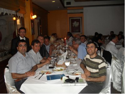 TEMSİLCİLİĞİMİZ TARAFINDAN THE TERRACE RESTAURANT`TA ÜYLERİMİZ ONURUNA DÜZENLEDİĞİMİZ YEMEKTE BULUŞTUK.03.06.2011