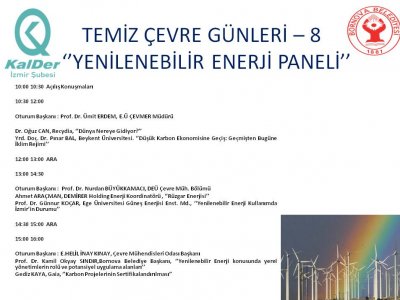 TEMİZ ÇEVRE GÜNLERİ8 `YENİLENEBİLİR ENERJİ`