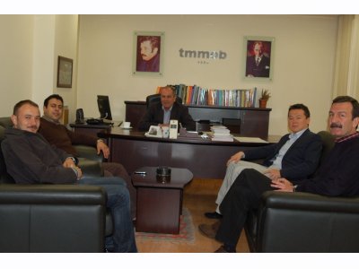 TMMOB ZİYARETİ GERÇEKLEŞTİRİLDİ 