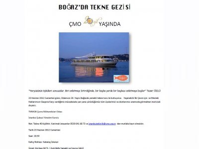 BOĞAZDA TEKNE GEZİSİ 23 HAZİRAN 2012 CUMARTESİ