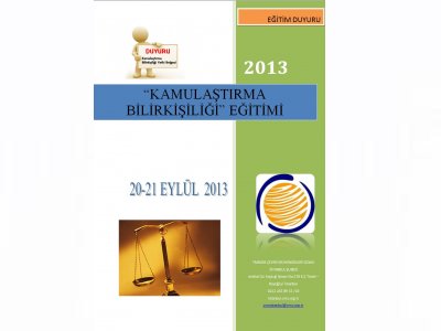 KAMULAŞTIRMA BİLİRKİŞİLİĞİ EĞİTİMİ
