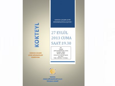 KOKTEYL 27 EYLÜL 2013 CUMA SAAT 19.30