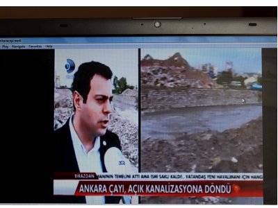  ANKARA ÇAYI AÇIK KANALİZASYON!