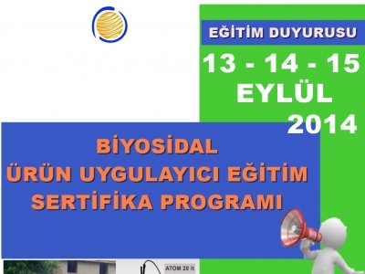 BİYOSİDAL ÜRÜN UYGULAYICI EĞİTİM PROGRAMI