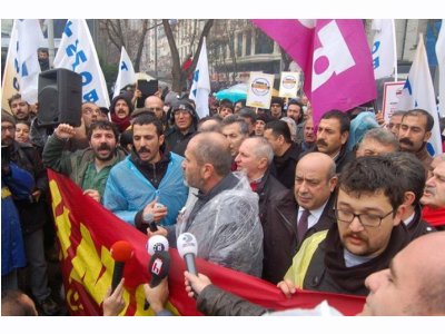 TMMOB YASASI&#8217;NI DA DEĞİŞTİREN TORBA YASA TASLAĞINA KARŞI ANKARA`DAYDIK