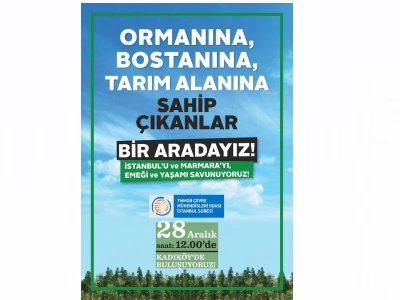 28 ARALIK&#8217;TA KADIKÖY&#8217;DEMARMARA&#8217;YI VE İSTANBUL&#8217;U SAVUNUYORUZ!