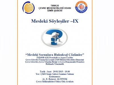 MESLEKİ SÖYLEŞİLER IX