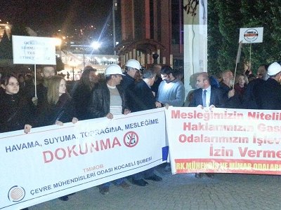 MESLEĞİMİZİN NİTELİKSİZLEŞTİRİLMESİNE VE ODALARIMIZIN İŞLEVSİZLEŞTİRİLMESİNE İZİN VERMEYECEĞİZ!