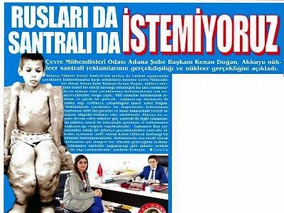 BAŞKANIMIZ SN. KENAN DOĞAN`IN EKSPRES GAZETESİ RÖPORTAJI; `RUSLARI DA, SANTARALİ DE İSTEMİYORUZ`
