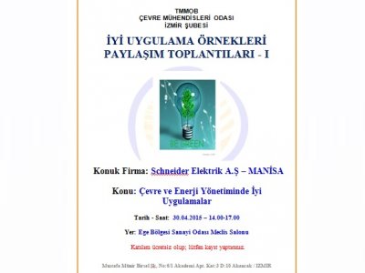 İYİ UYGULAMA ÖRNEKLERİ PAYLAŞIM TOPLANTILARII