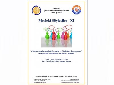 MESLEKİ SÖYLEŞİ XI. DANIŞMANLIK SEKTÖRÜNDE SORUNLAR ÇÖZÜMLER