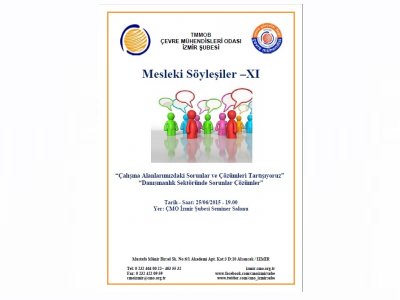 MESLEKİ SÖYLEŞİ XI. DANIŞMANLIK SEKTÖRÜNDE SORUNLAR ÇÖZÜMLER