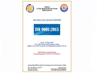 ISO 9001:2015 GEÇİŞ EĞİTİMİ