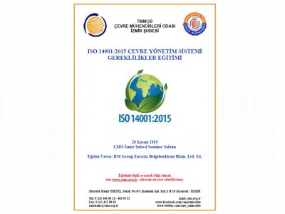 ISO 14001:2015 ÇEVRE YÖNETİM SİSTEMİ GEREKLİLİKLER EĞİTİMİ