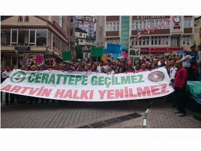 1700 RAKIMDA CERRATTEPEDE RANTA VE TALANA KARŞI DİRENEN ARTVİN HALKININ YANINDAYIZ!