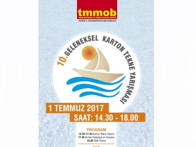  TMMOB İKK 9. GELENEKSEL KARTON TEKNE YARIŞMASI