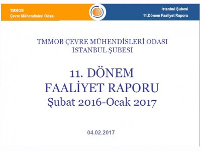 ŞUBAT 2016ŞUBAT 2017 FAALİYET RAPORU