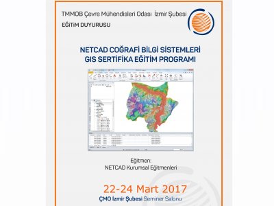 NETCAD COĞRAFİ BİLGİ SİSTEMLERİGIS SERTİFİKA EĞİTİM PROGRAMI