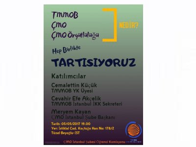 ÖĞRENCİ KOMİSYONUMUZ TARAFINDAN ÇMO, TMMOB NEDİR? BAŞLIKLI BİR SÖYLEŞİ DÜZENLENDİ