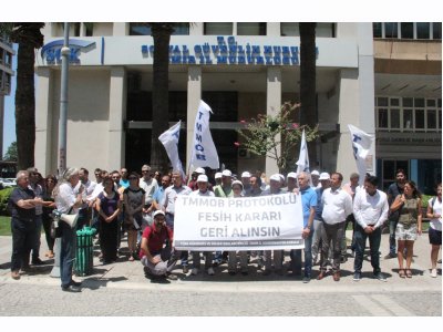 ASGARİ ÜCRET PROTOKOLÜNÜN İPTALİ PROTESTO EDİLDİ