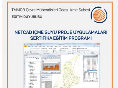 NETCAD İÇME SUYU PROJE UYGULAMALARI SERTİFİKA EĞİTİM PROGRAMI