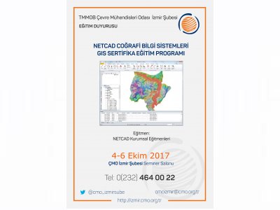 NETCAD COĞRAFİ BİLGİ SİSTEMLERİGIS SERTİFİKA EĞİTİM PROGRAMI