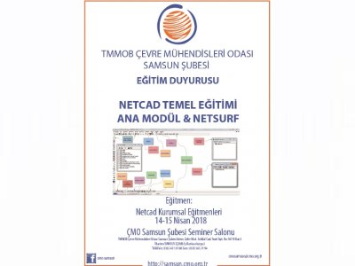 14-15 NİSAN 2018 NETCAD TEMEL EĞİTİMİ ANAMODÜLNETSURF