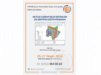 NETCAD COĞRAFİ BİLGİ SİSTEMLERİGIS SERTİFİKA EĞİTİMİ 