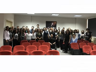 BOZOĞLU, HACETTEPE ÜNİVERSİTESİ ÇEVRE MÜHENDİSLİĞİ BÖLÜMÜ ÖĞRENCİLERİYLE BULUŞTU