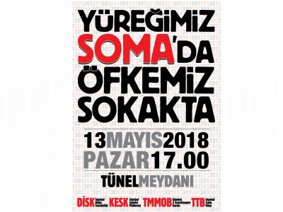 SOMA KATLİAMININ 4.YILINDA TÜNEL MEYDANINDAYIZ!