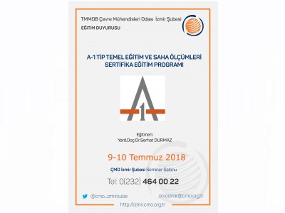 A-1 TİP TEMEL EĞİTİM VE SAHA ÖLÇÜMLERİ SERTİFİKA EĞİTİM PROGRAMI