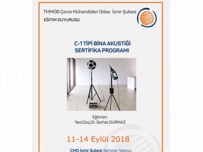 C-1 TİPİ TEMEL BİNA AKUSTİĞİ SERTİFİKA PROGRAMI