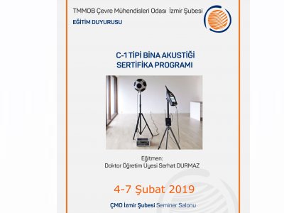 C-1 BİNA AKUSTİĞİ SERTİFİKA EĞİTİM PROGRAMI 