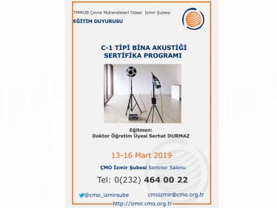 C-1 TİPİ BİNA AKUSTİĞİ SERTİFİKA PROGRAMI